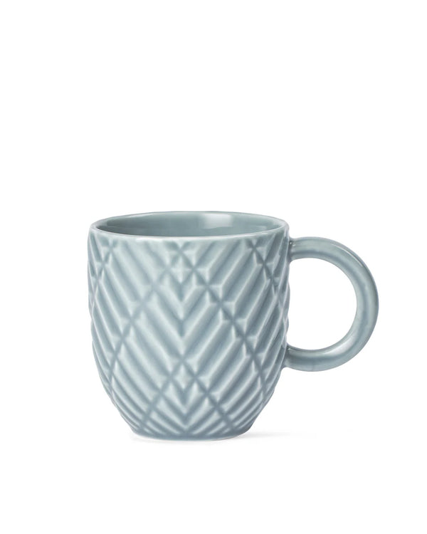 SAMSURIUM ART DECO MUG, BLUEGREY