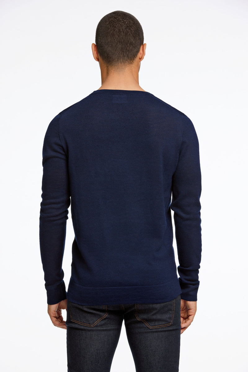 Lindbergh merino peysa navy