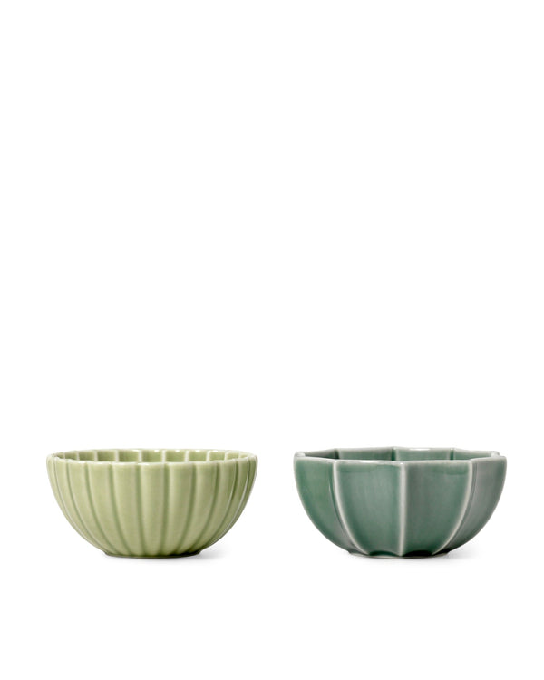 SAMSURIUM MINI BOWLS - WASABI & SPRUCE