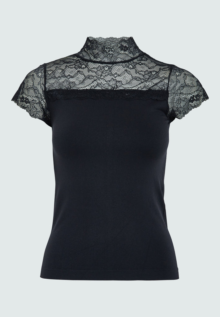 MSVANESSA SHORT SL HIGH NECK