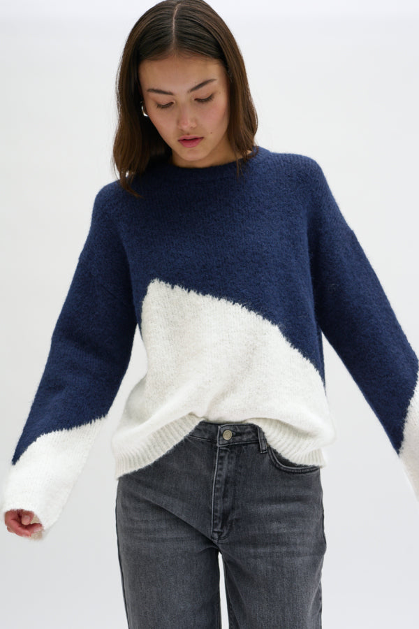 MeenaMW Mix Knit Peysa