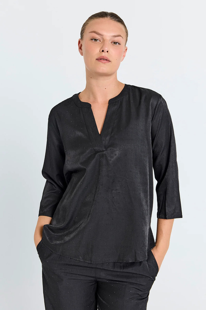 FQHilda-blússa svart