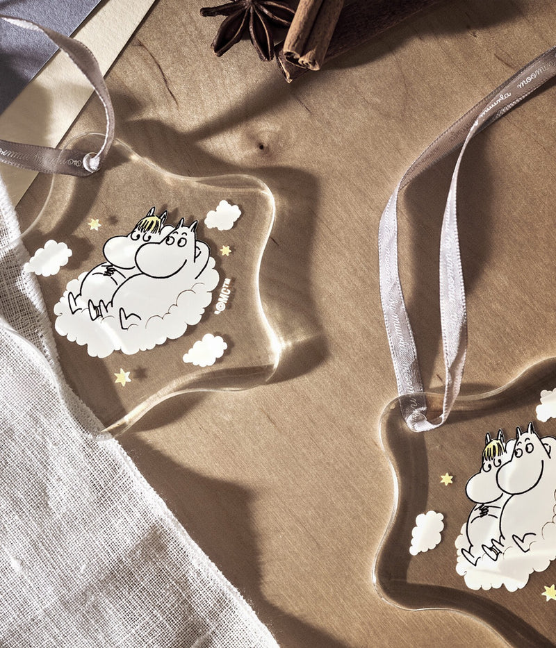 Jólaskraut Moomin - Snorkmaiden & Moomin