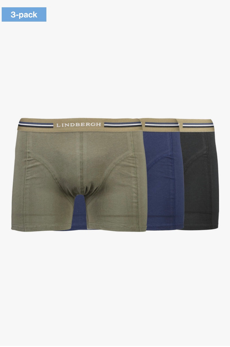 Lindbergh - Cotton Boxers 3 í pakka