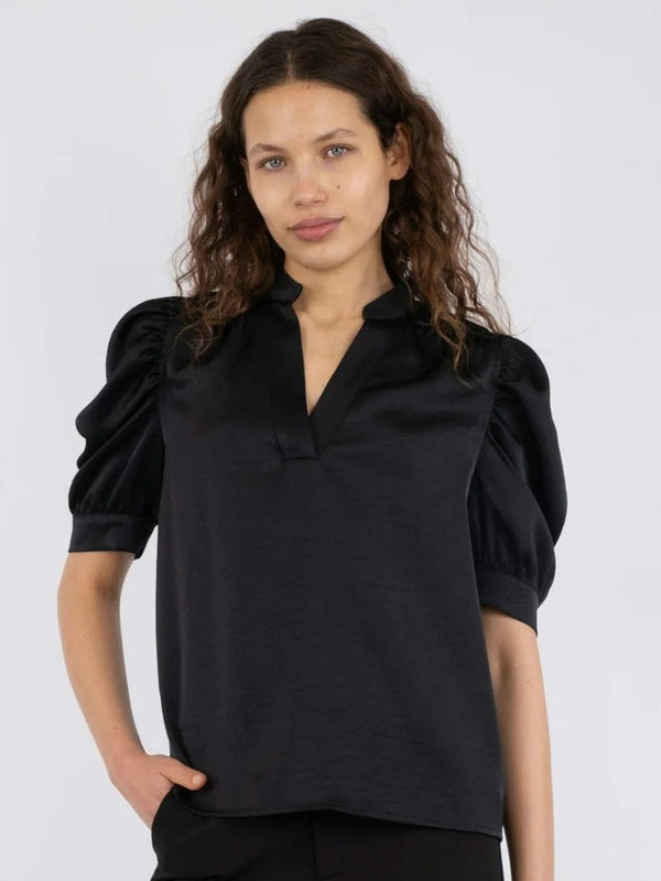 Roella Heavy Sateen Blússa