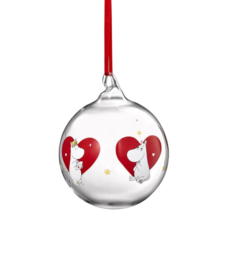 Jólakúla 9cm - Heart