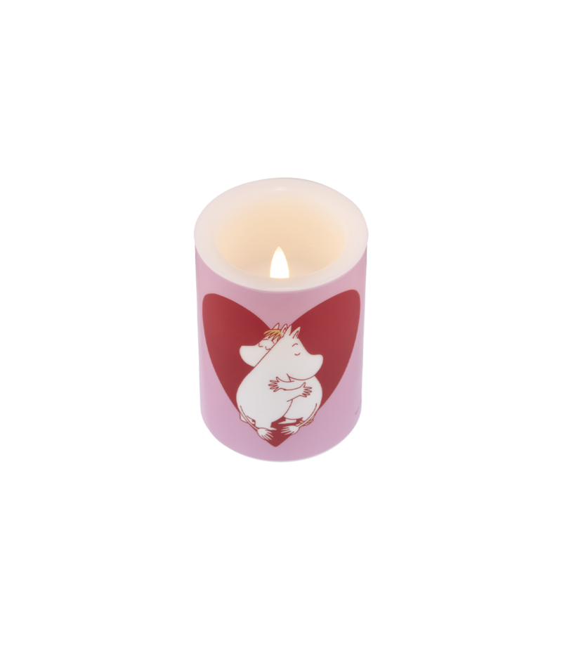 Led Moomin kerti 10cm - Heart