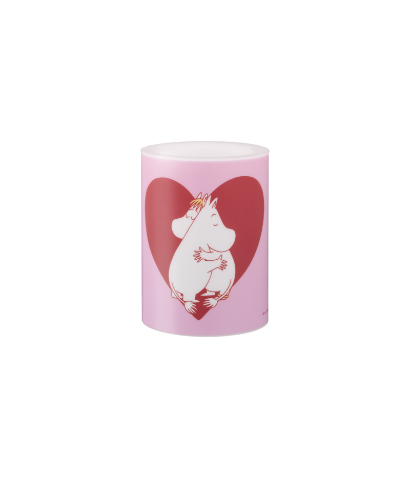 Led Moomin kerti 10cm - Heart