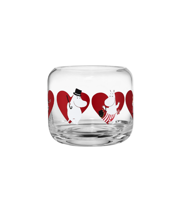 Gler kertastjaki 8cm - Heart