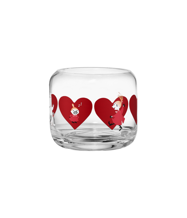 Gler kertastjaki 8cm - Heart