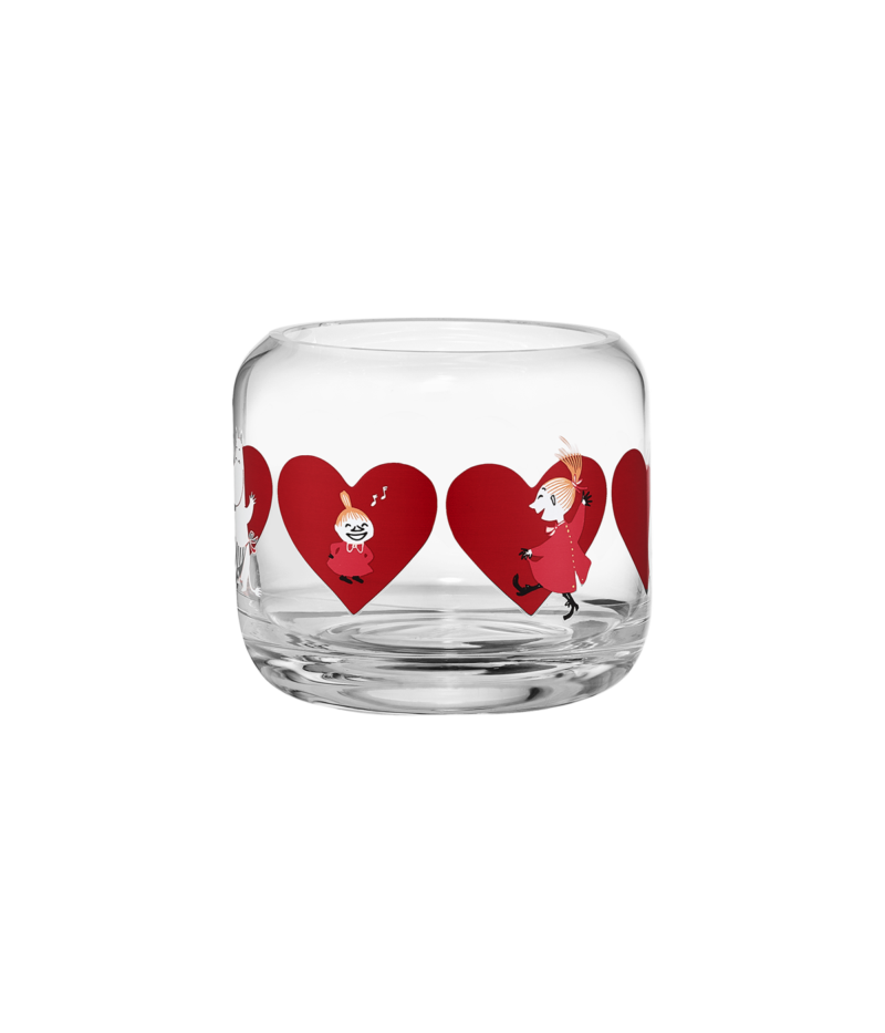 Gler kertastjaki 8cm - Heart