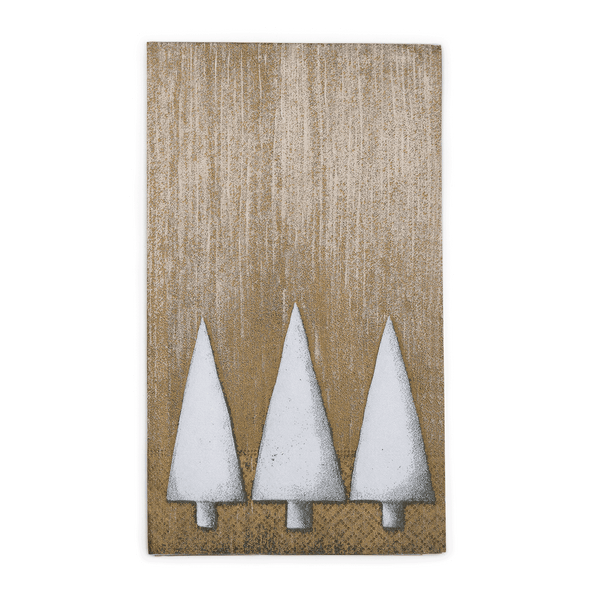 Hvít tré servíetta