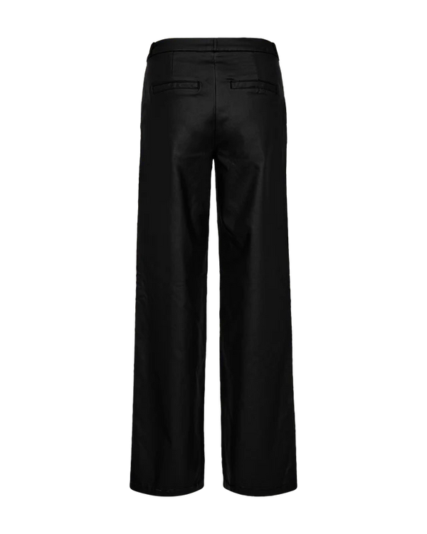 Solvej pleður buxur svartar