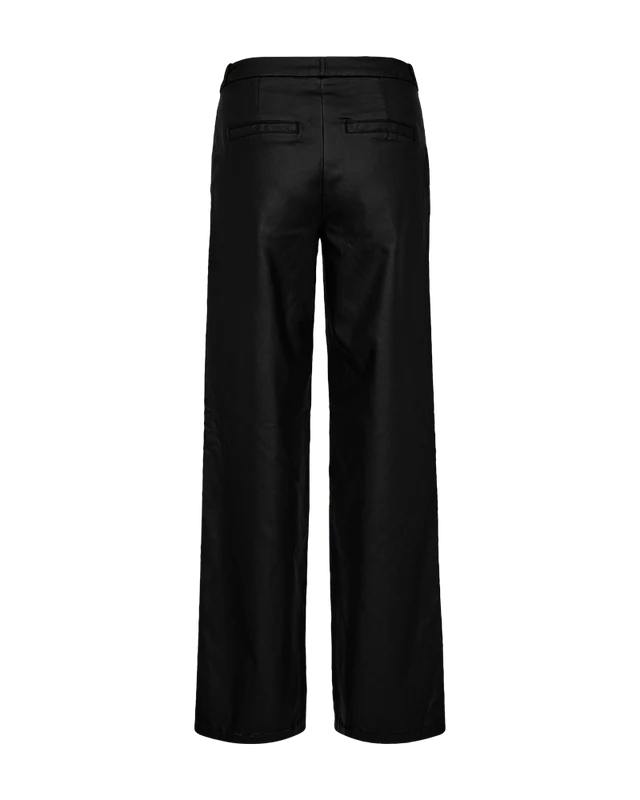 Solvej pleður buxur svartar