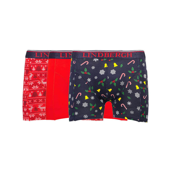 Lindbergh jóla bamboo boxers 3-pk